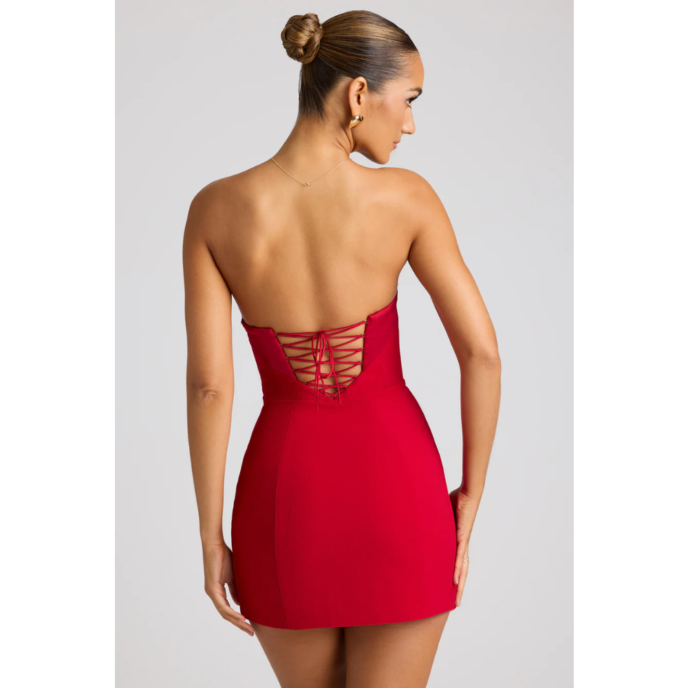 Michelle™ - Strapless Red Dress