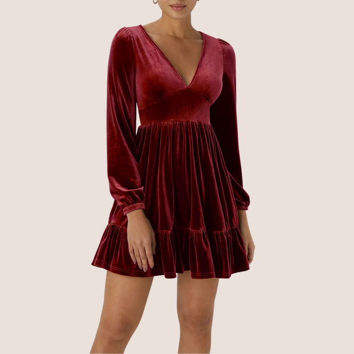 Alba - Velvet Dress