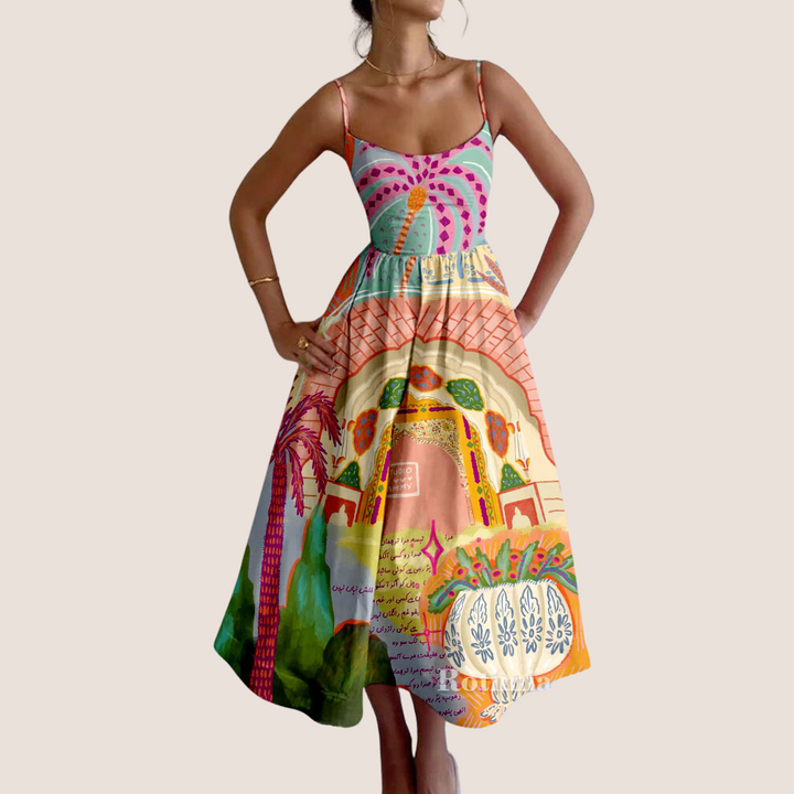 Leana™ - Colourful Summer Dress