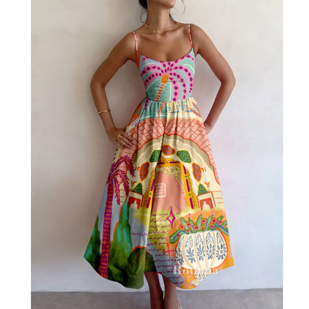 Leana™ - Colourful Summer Dress