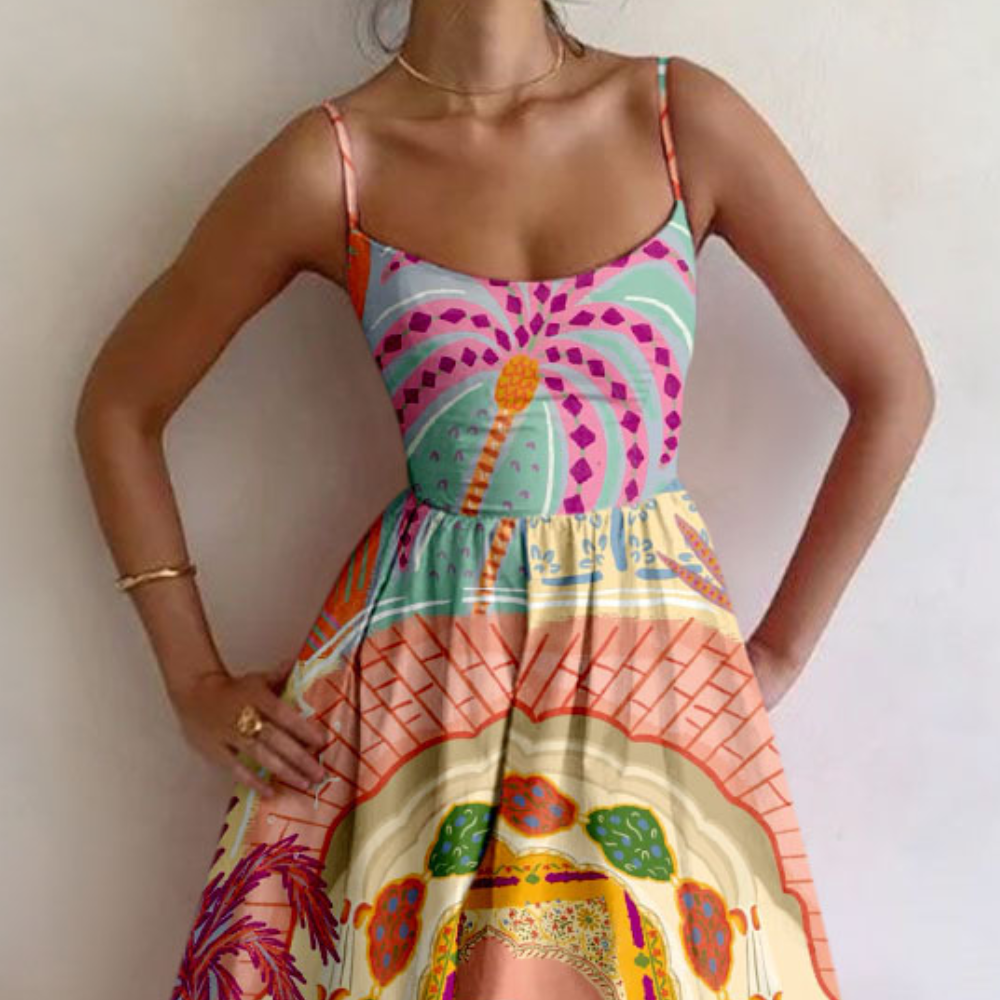 Leana™ - Colourful Summer Dress