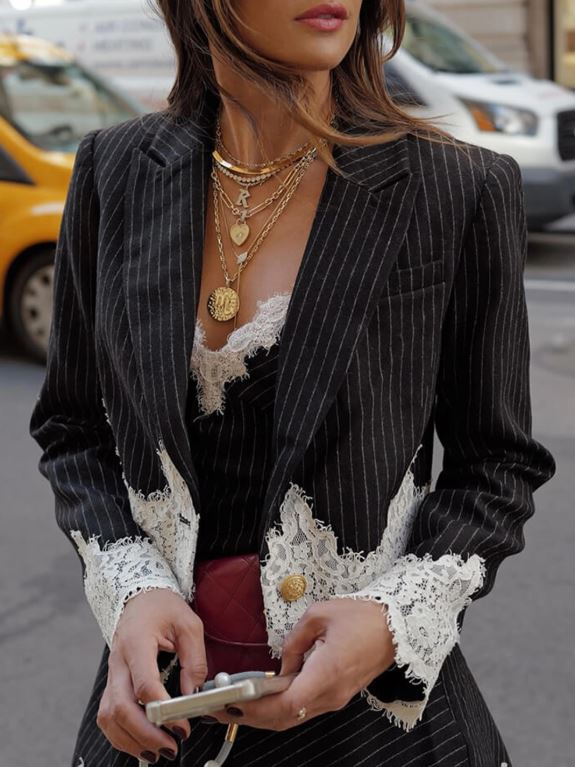 Paris - Lace Blazer