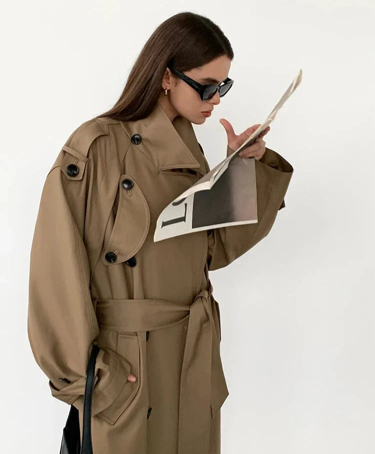 Gemma™ - Oversized Trench Coat