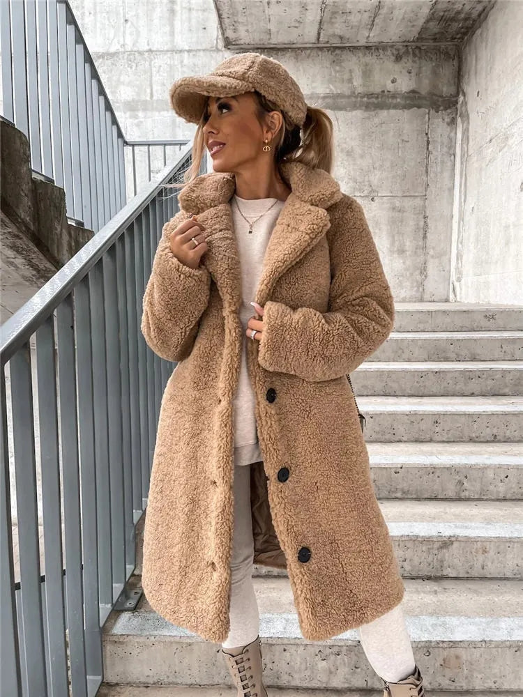 Haily™ - Teddy Maxi Coat