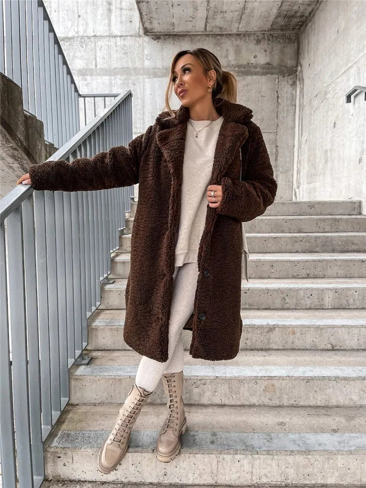 Haily™ - Teddy Maxi Coat