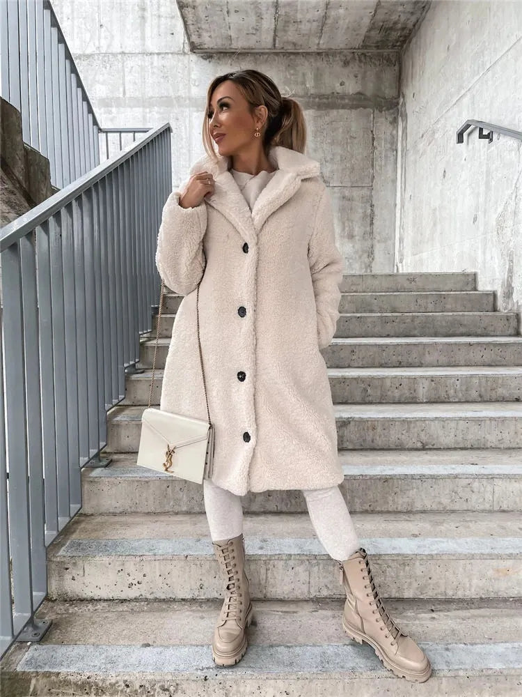 Haily™ - Teddy Maxi Coat