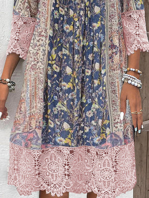 Meadow Muse™ - Boho Floral Dress