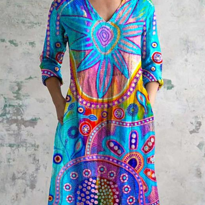 Shirley™ - Colourful Flowy Dress