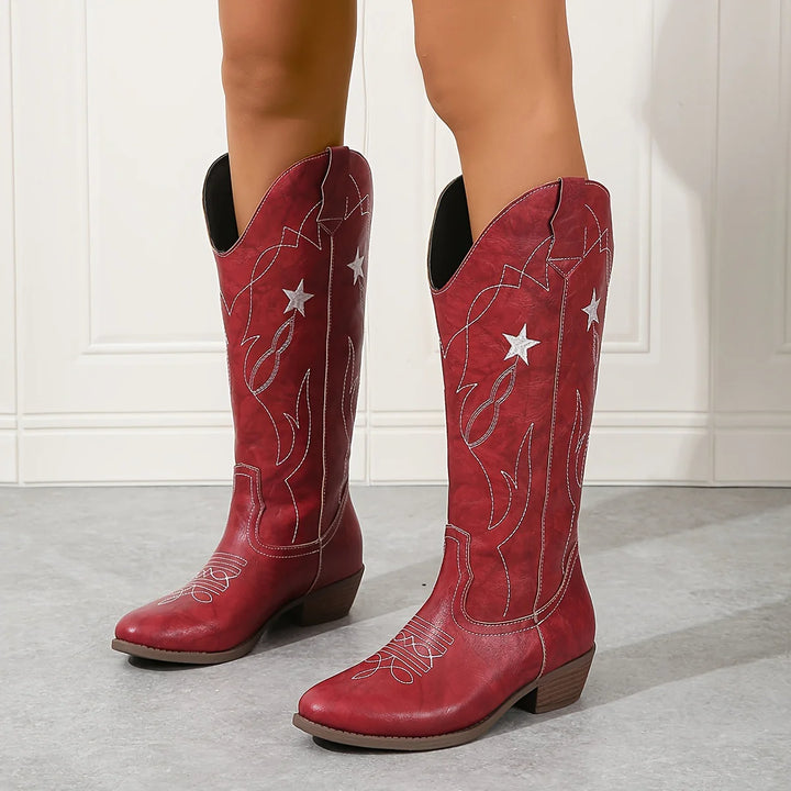 Sammy™ - Red Western Boots