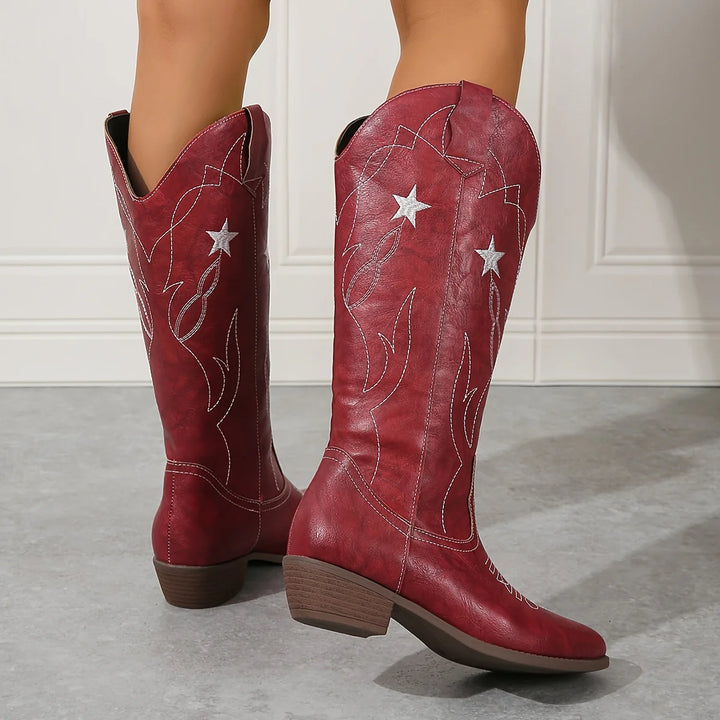 Sammy™ - Red Western Boots