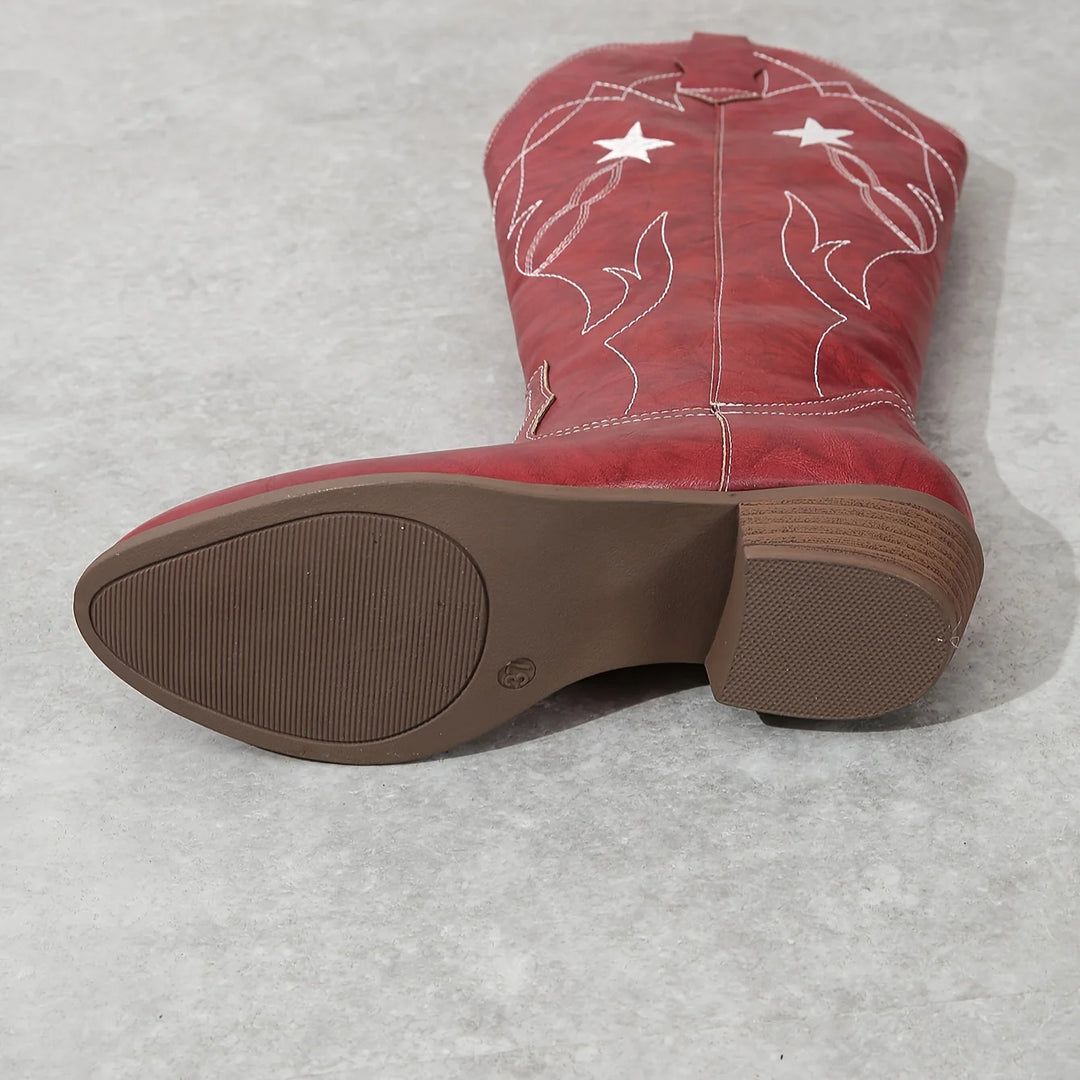 Sammy™ - Red Western Boots